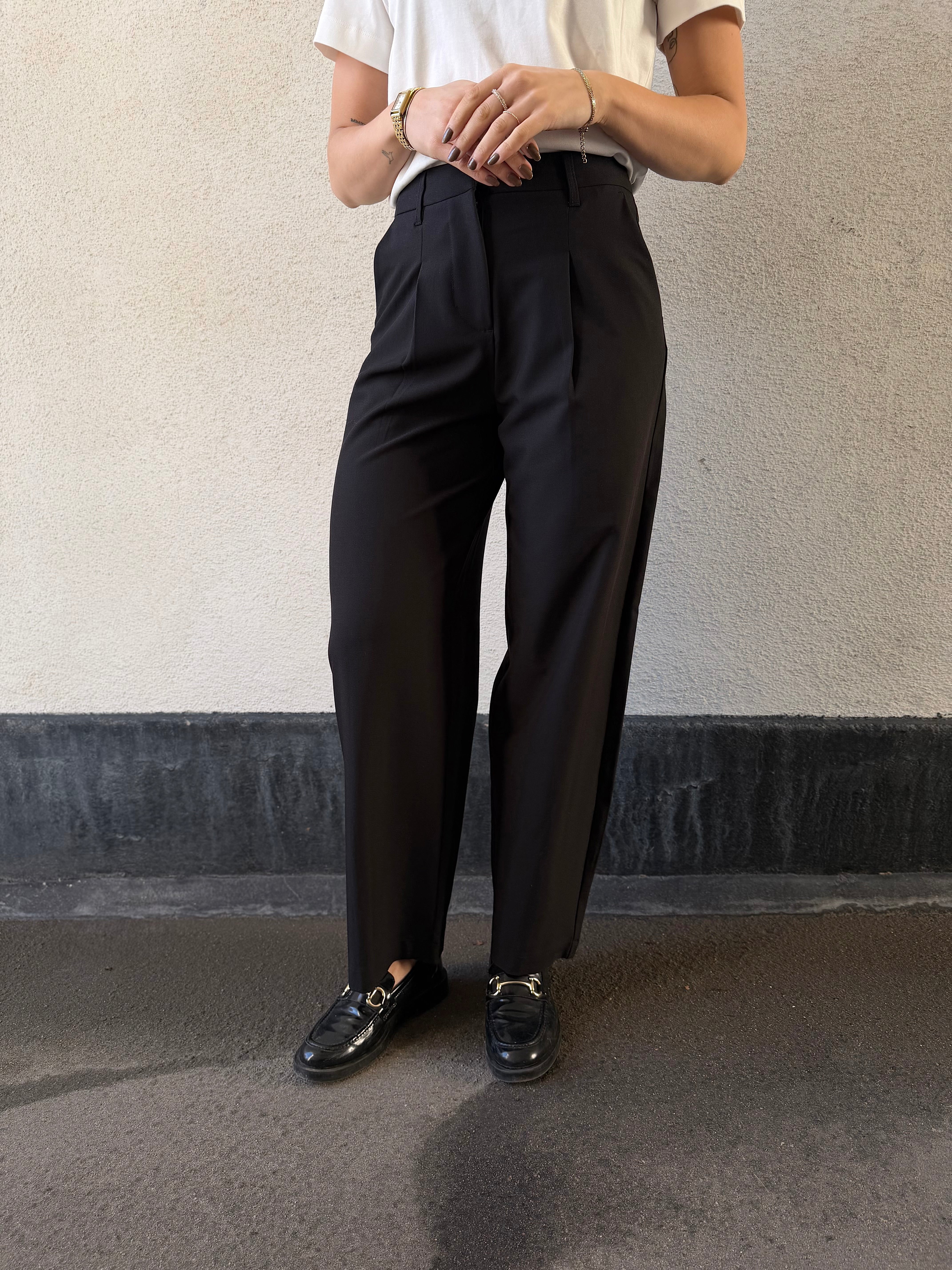 PCBOSELLA Trousers - Black